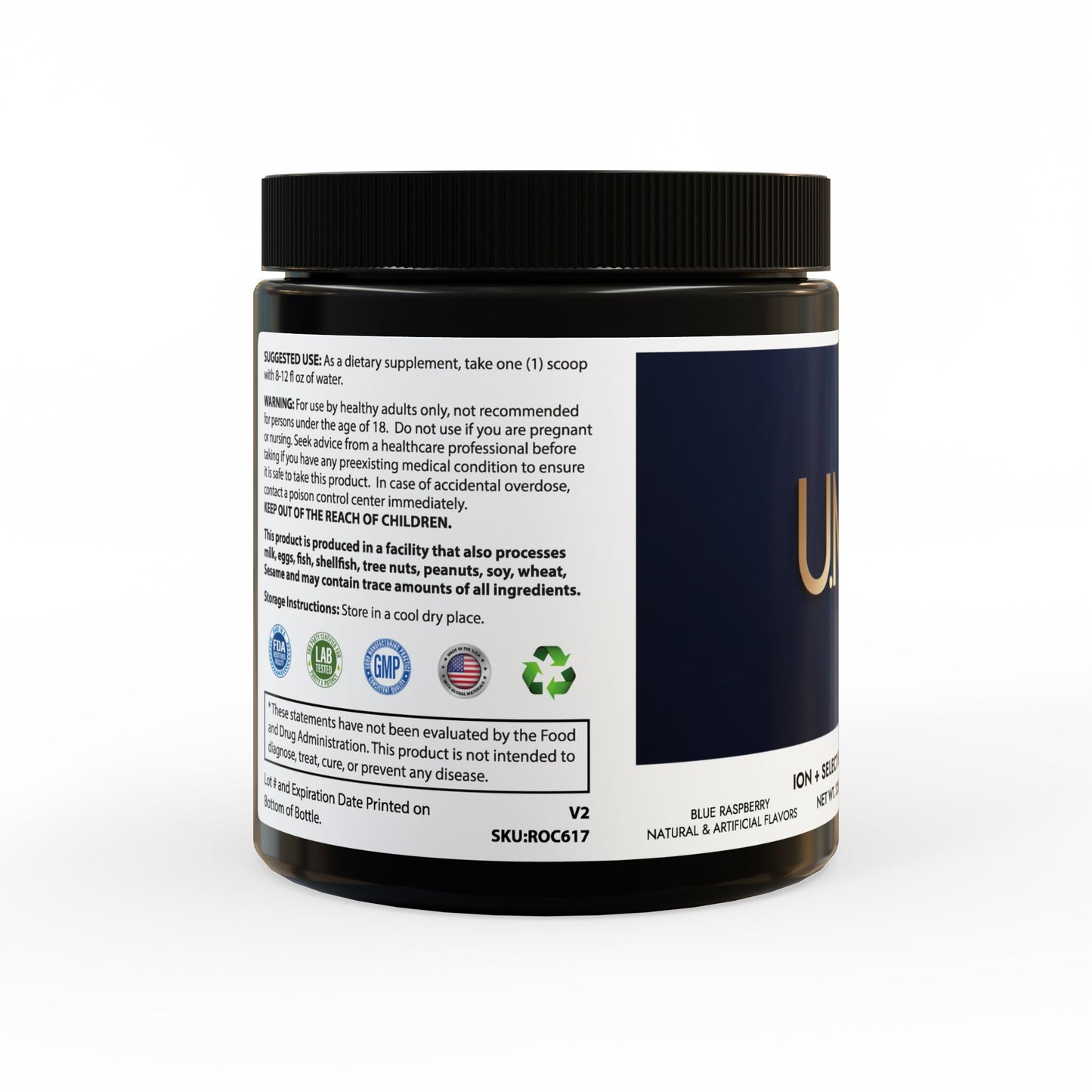 U.ME ION + Select Electrolyte Supplement (225g, 7.9oz)