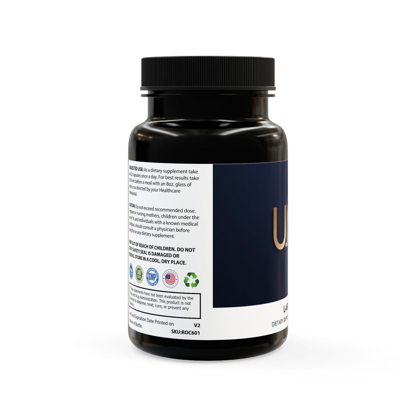 U.ME L-Arginine Supplement (60 Capsules)