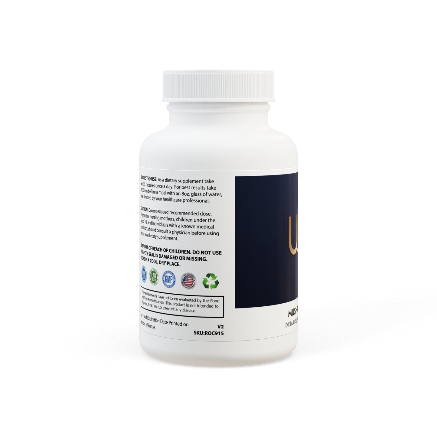 U.ME Mushroom Blend Supplement (60 Capsules)