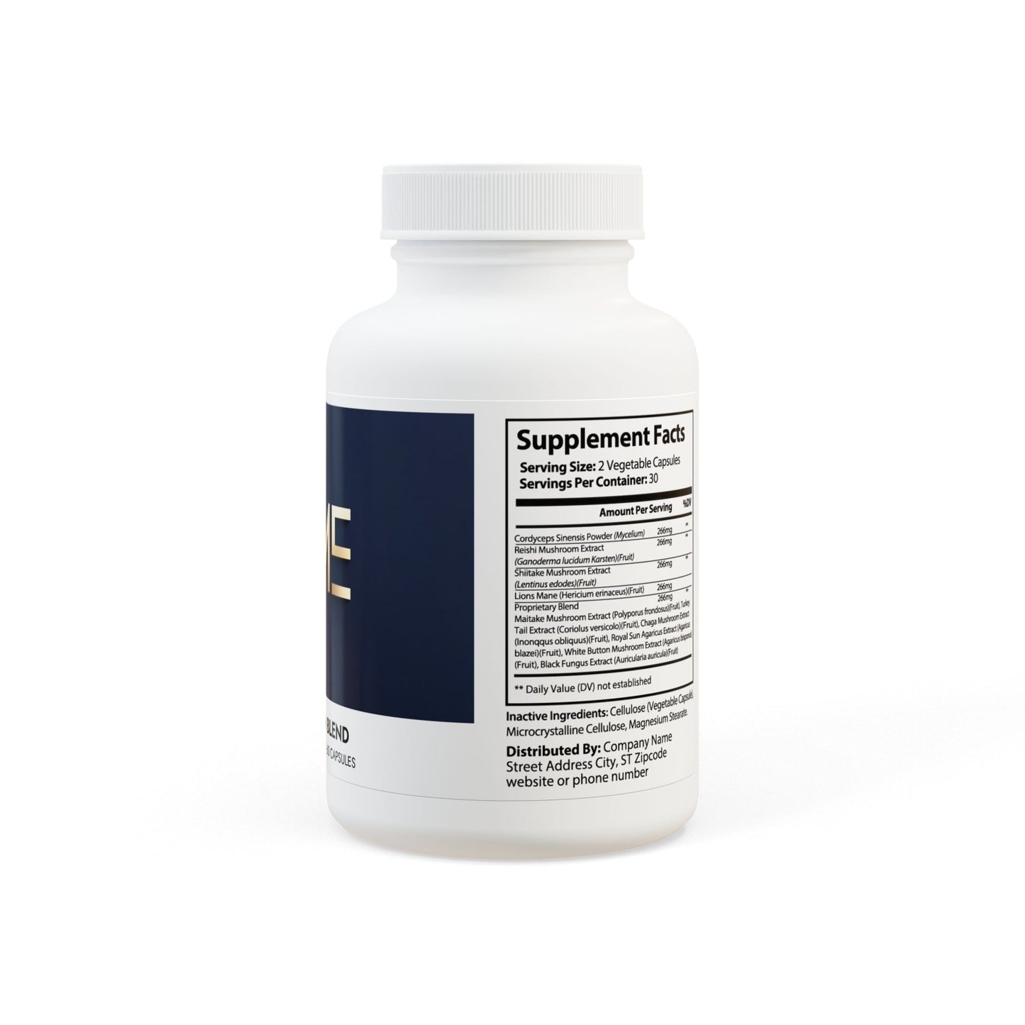 U.ME Mushroom Blend Supplement (60 Capsules)