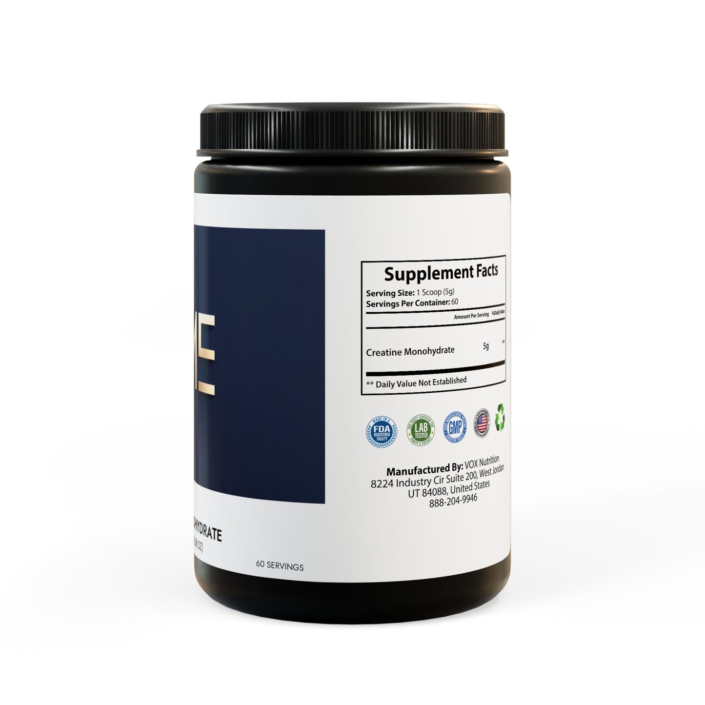 U.ME Creatine Monohydrate Supplement (300g, 10.58oz)