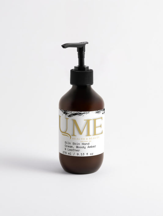 U.ME Silk Skin Hand Cream, Woody Amber & Leather