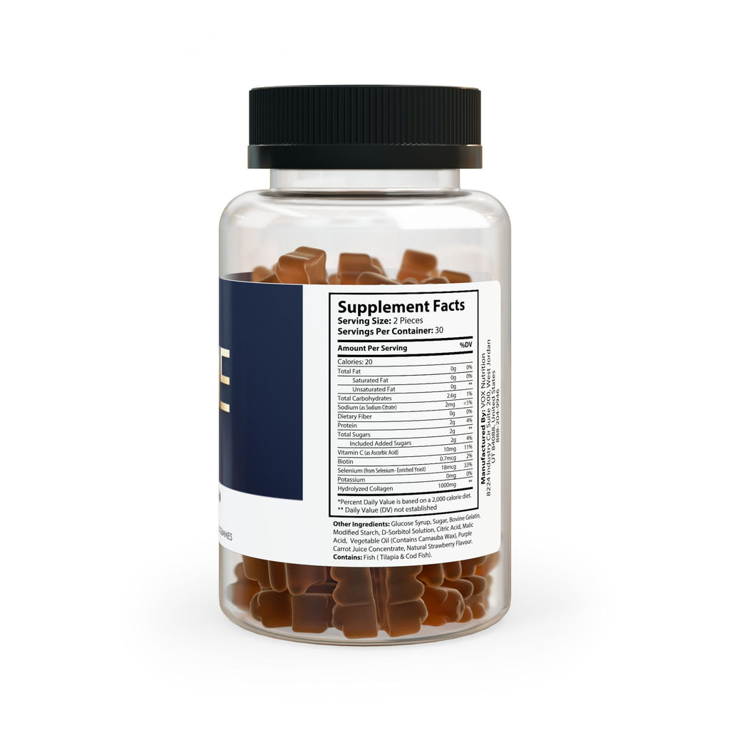 U.ME Collagen Gummies | Skin Elasticity & Glow from Within (60 Gummies)