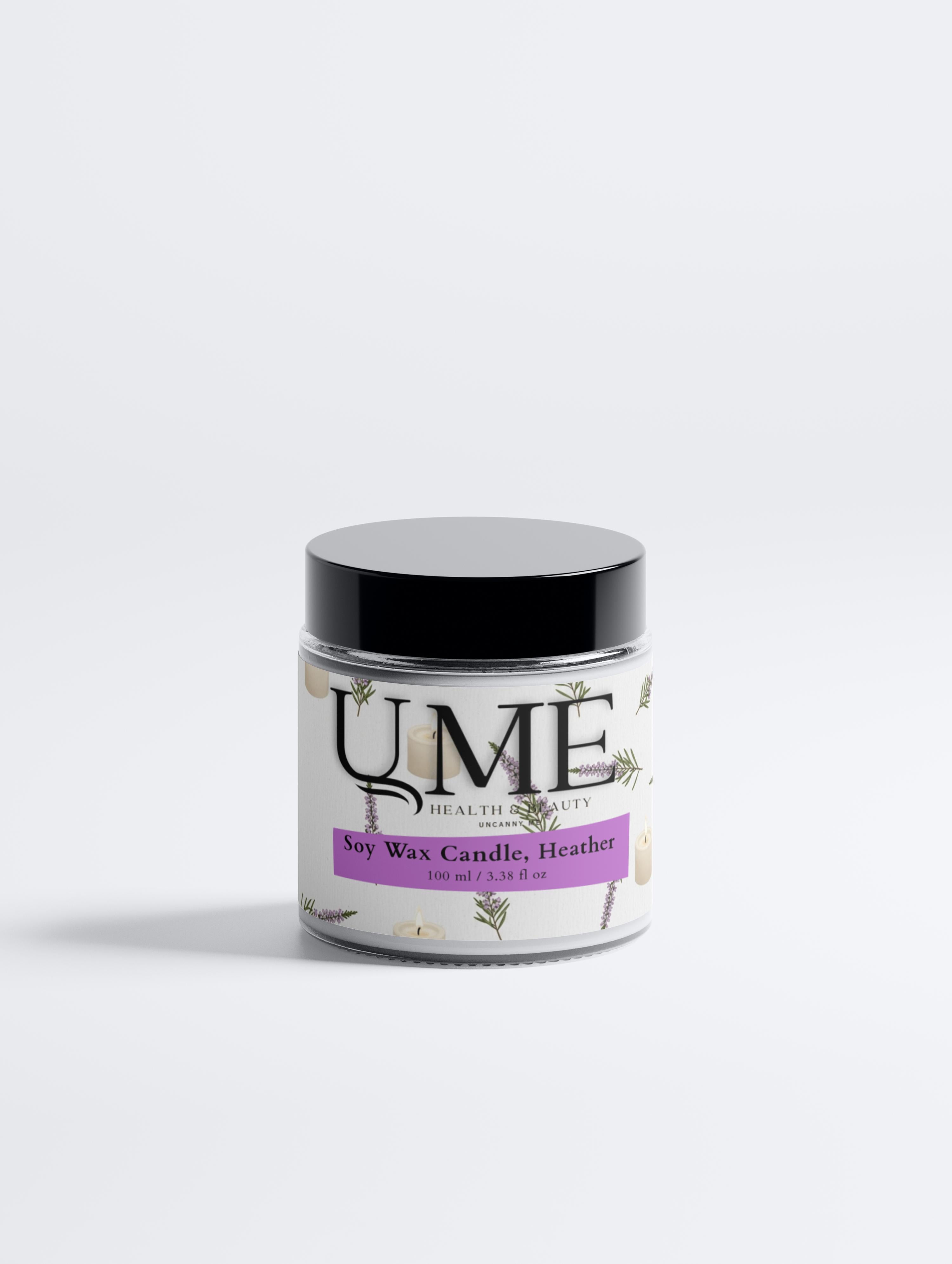 U.ME Soy Wax Candle | Hand-Poured Heather Floral Warmth