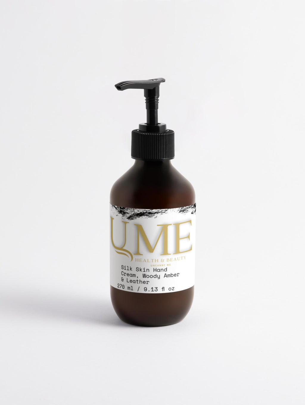 UME Silk Skin Hand Cream, Woody Amber & Leather