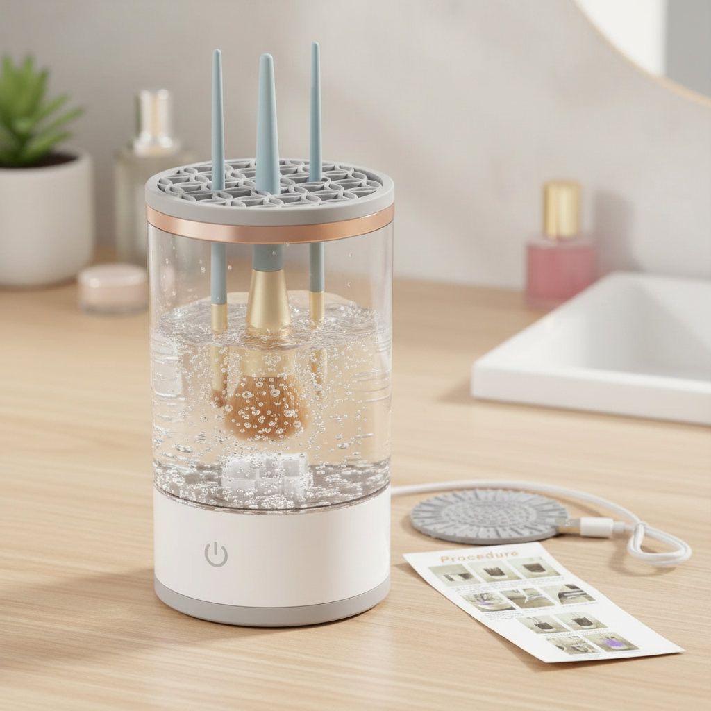 Efficient Rechargeable Brush Cleaner