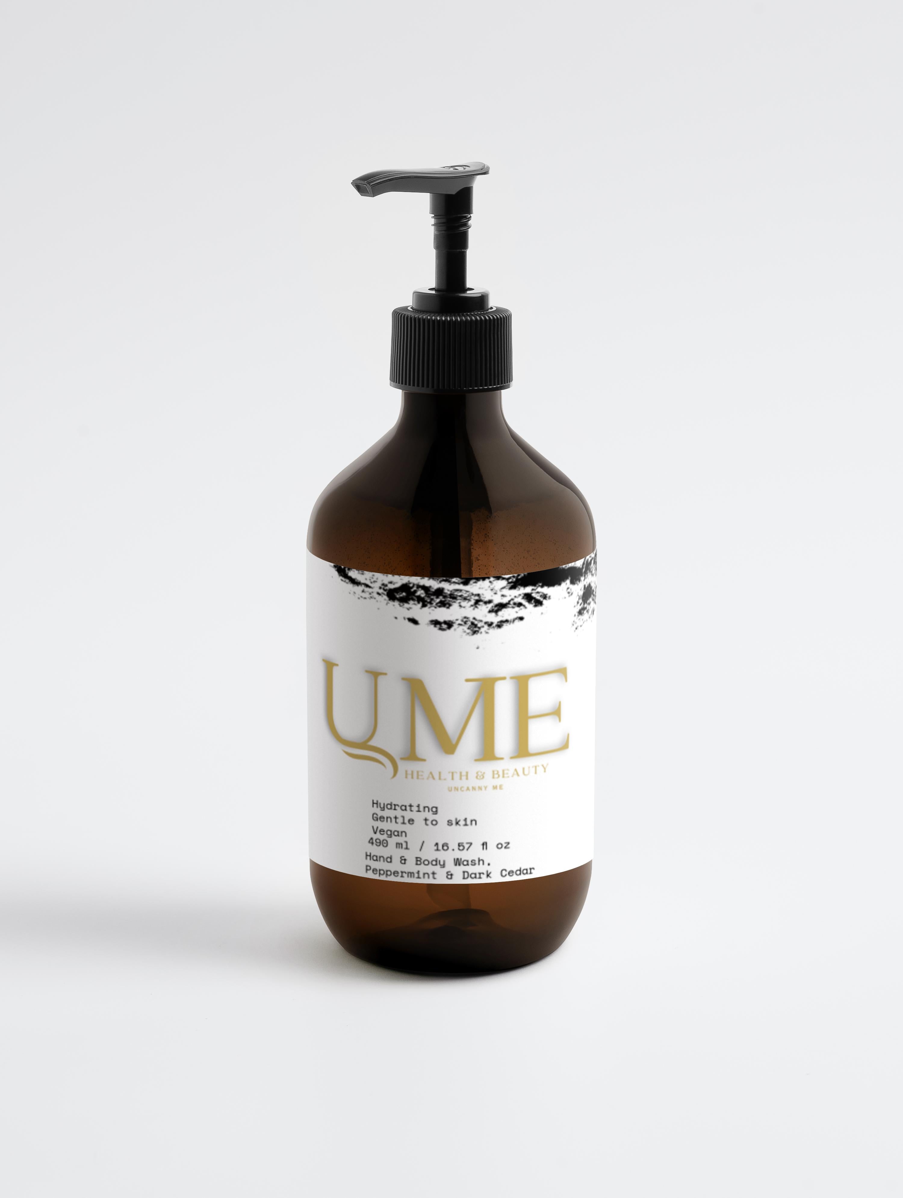UME Hand & Body Wash | Peppermint & Dark Cedar